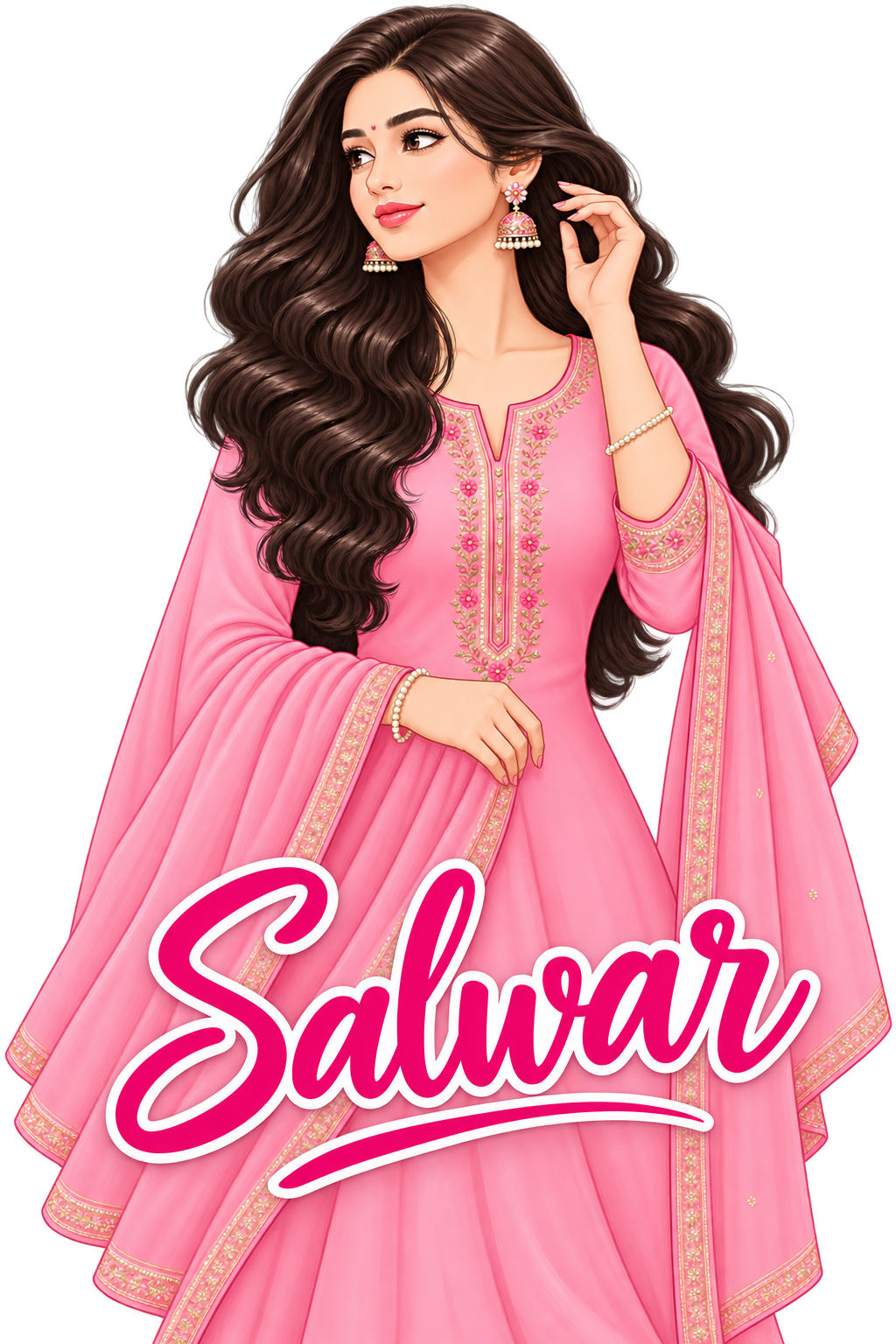 Digambara ethnic wear look two