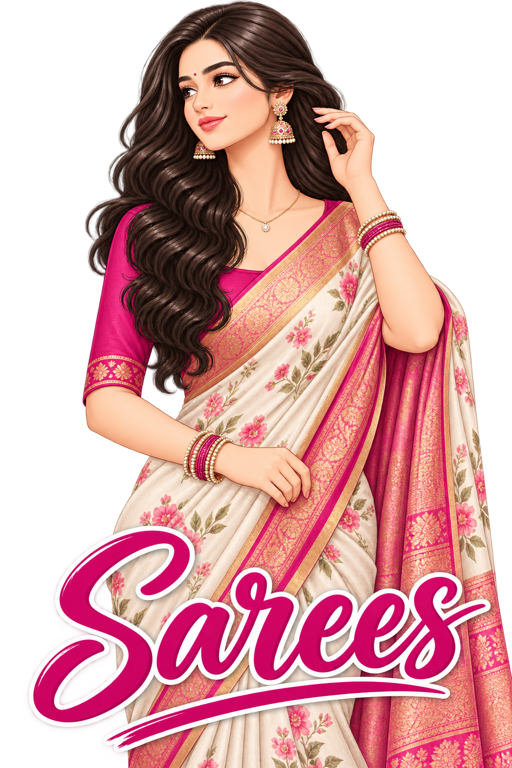 Digambara ethnic wear look four